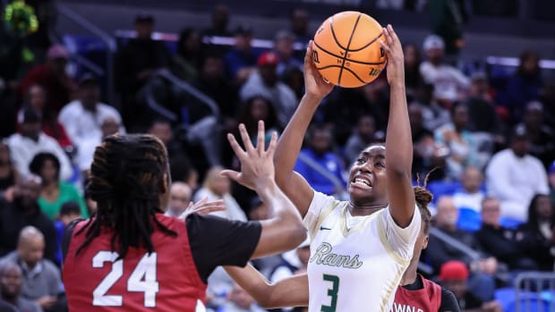 Grayson's Danielle Carnegie heled lead the Rams to a blowout win over Lowndes in the Class 7A state semifinals Saturday night.